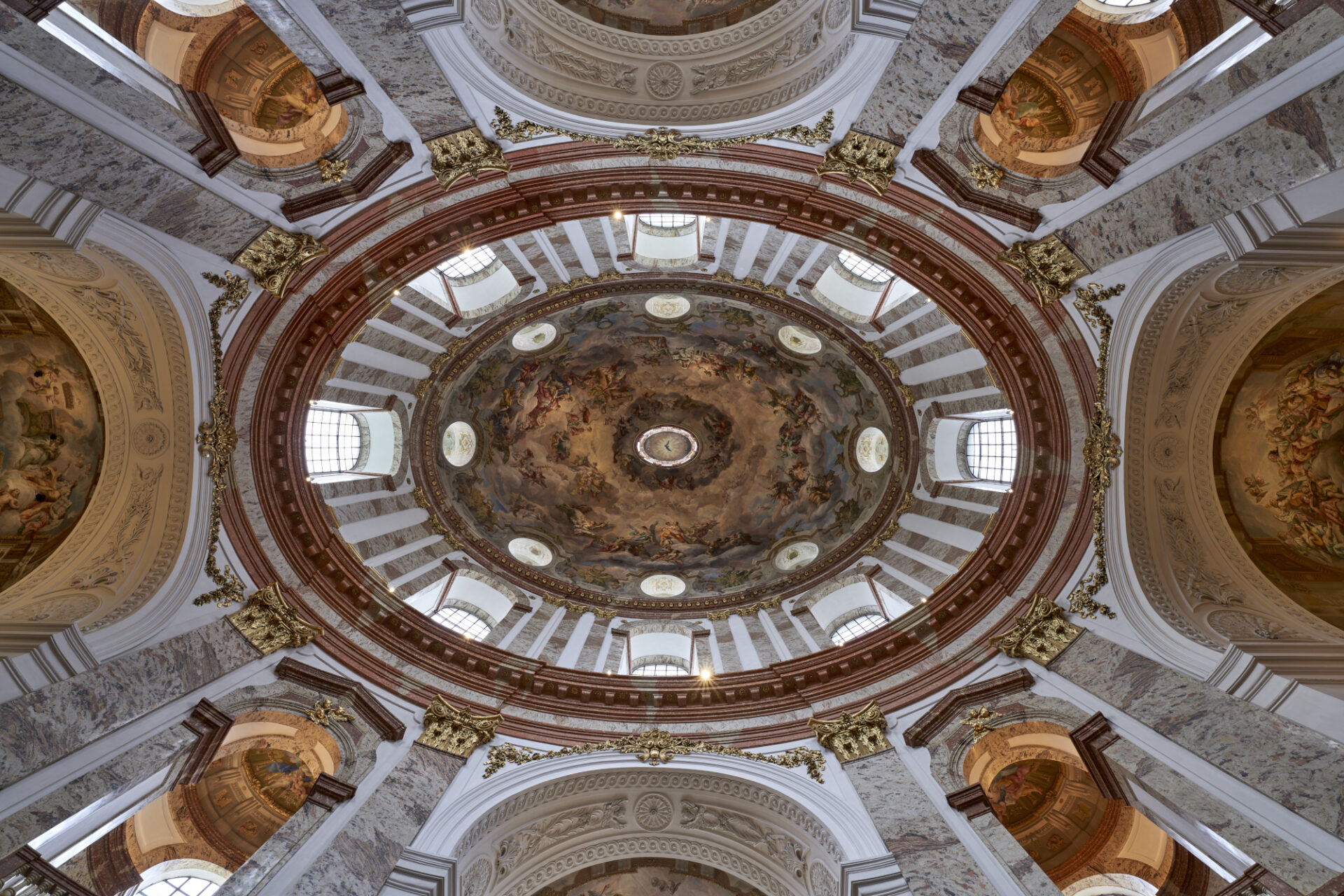 Dome with fresco